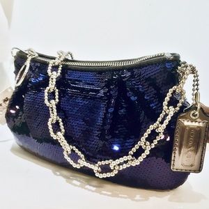 Vintage Coach Purple Rare Poppy Bag